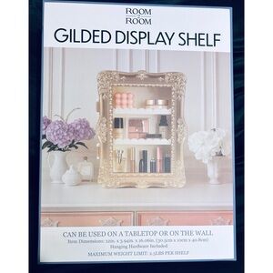Five Below Gilded Display Shelf NEW